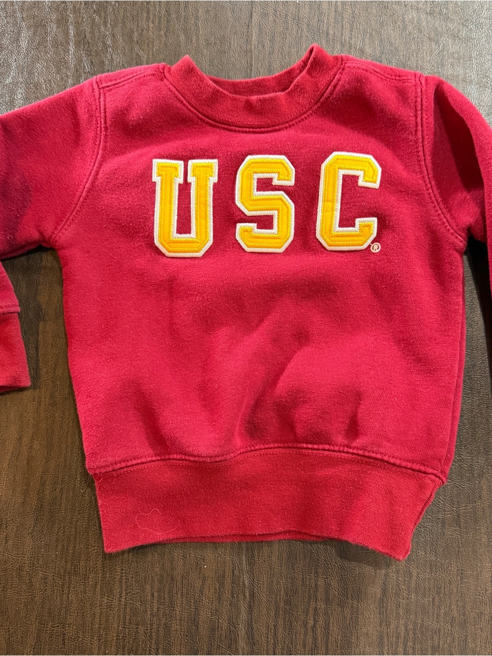 Heritage Toddler Crewneck USC Red Sweatshirt with Gold Lettering Sz 12-18 Months